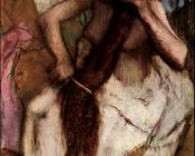 埃德加 德加 : Seated Woman Combing Her Hair